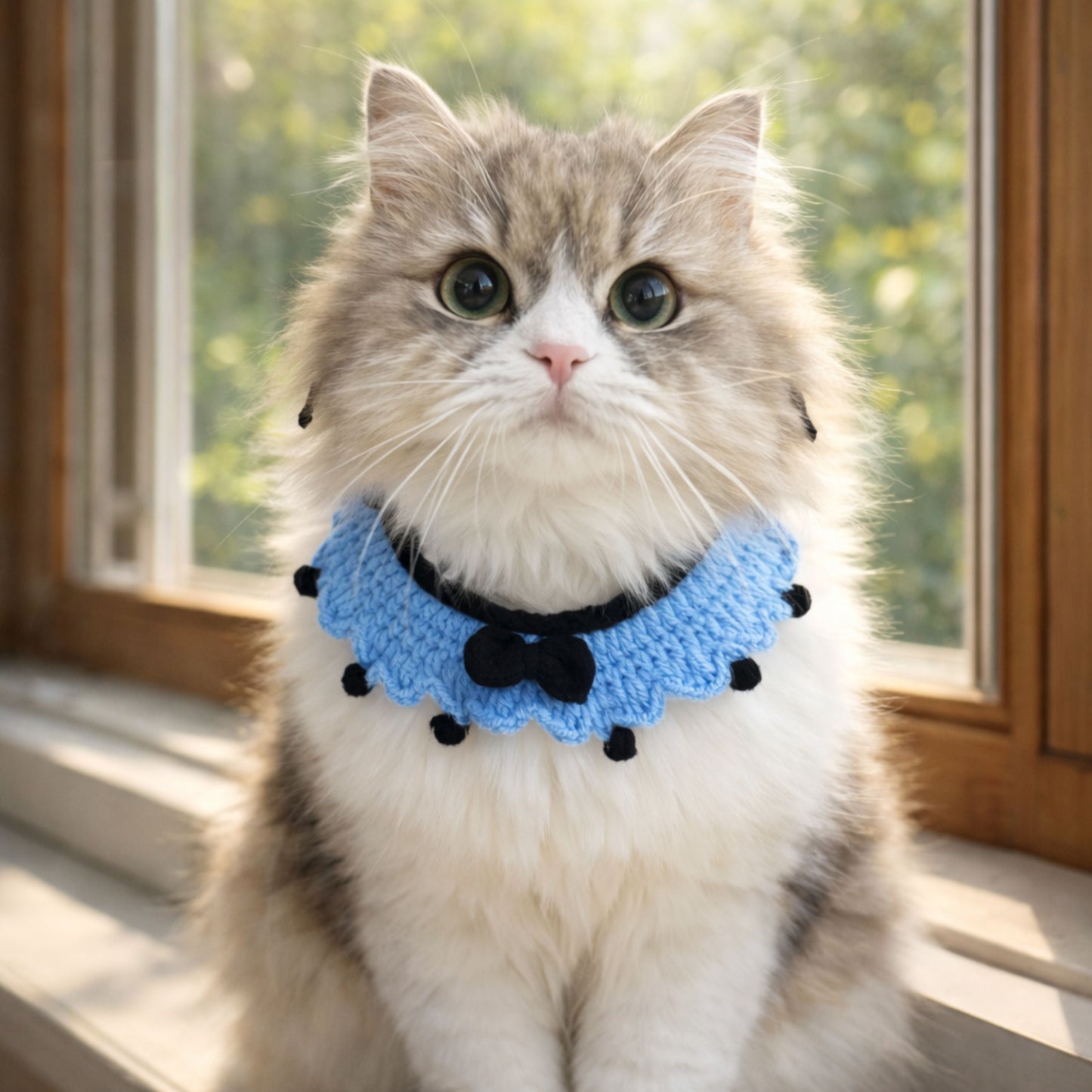 Cat Bow Collar Pattern