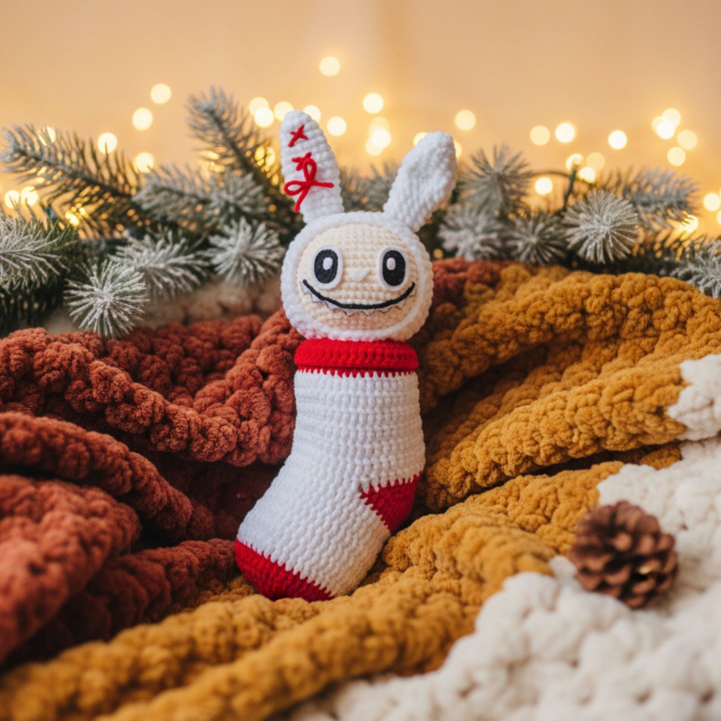 Bunny Stocking Amigurumi Pattern