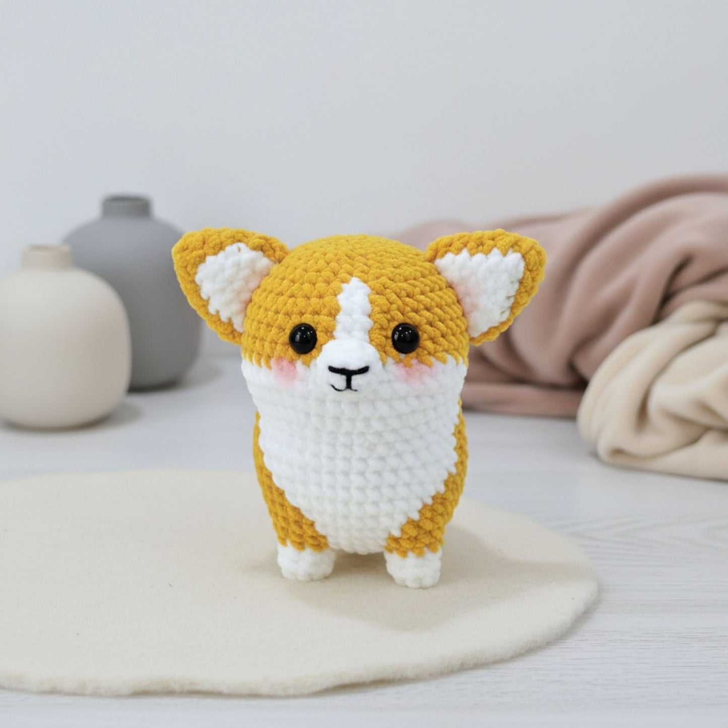 Cute Corgi Dog Crochet Pattern