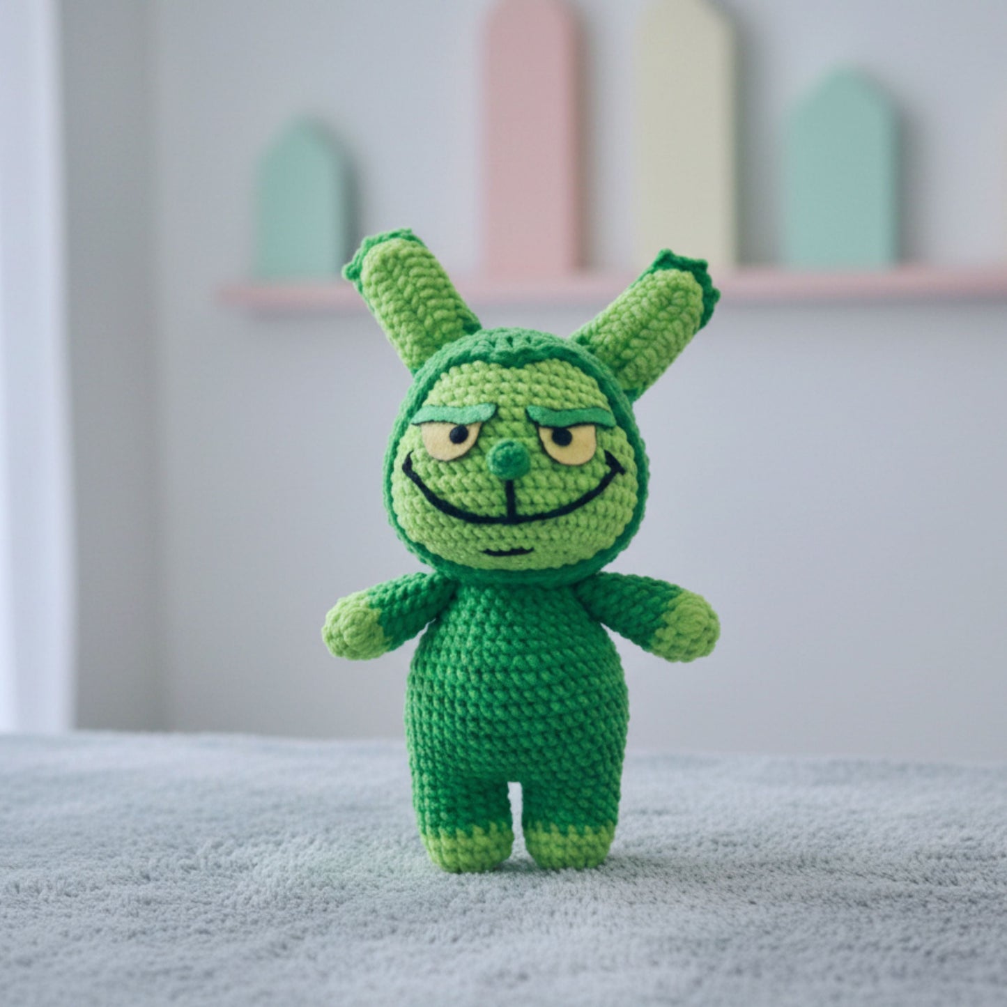 Green Bunny Crochet Pattern