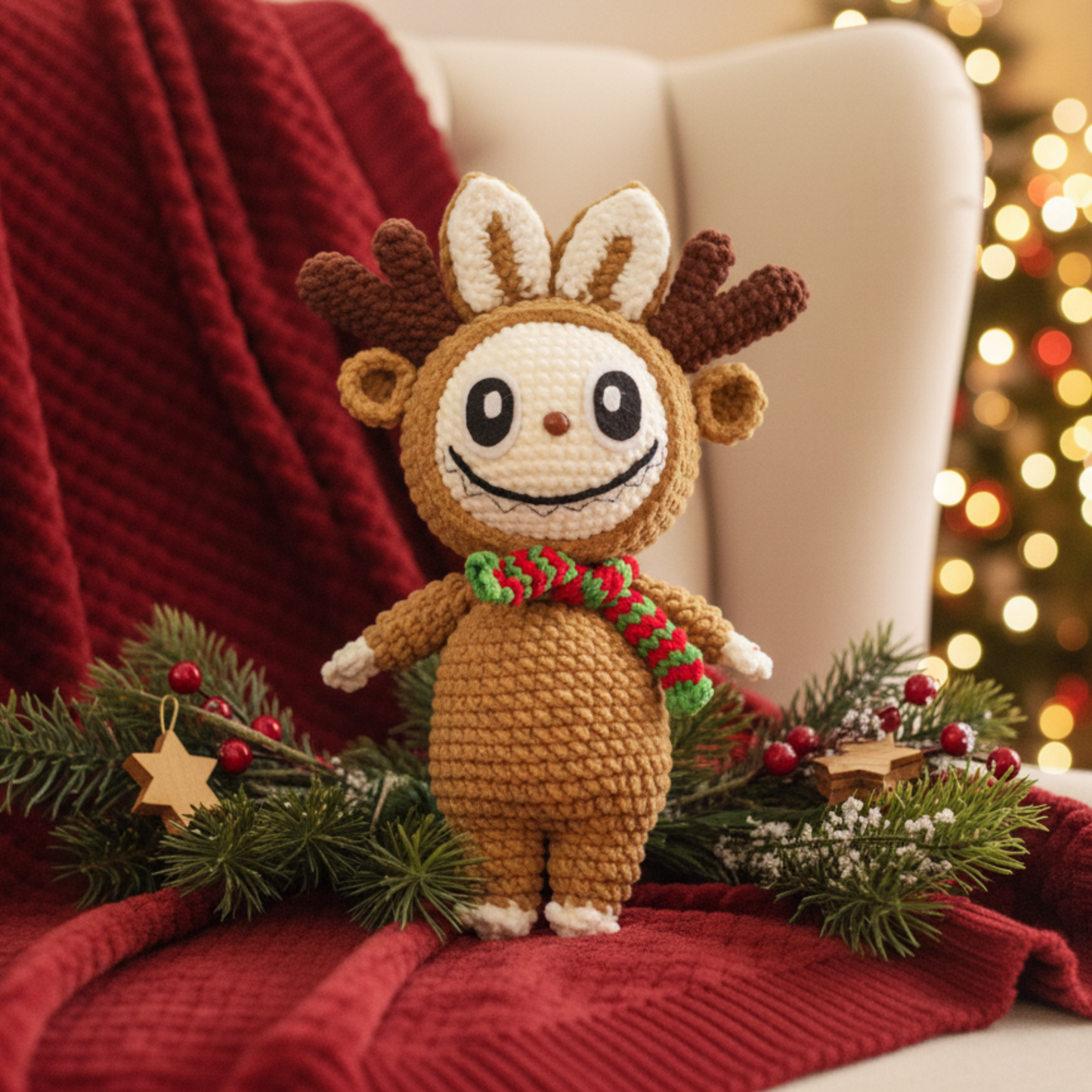 Reindeer Bunny Crochet Pattern