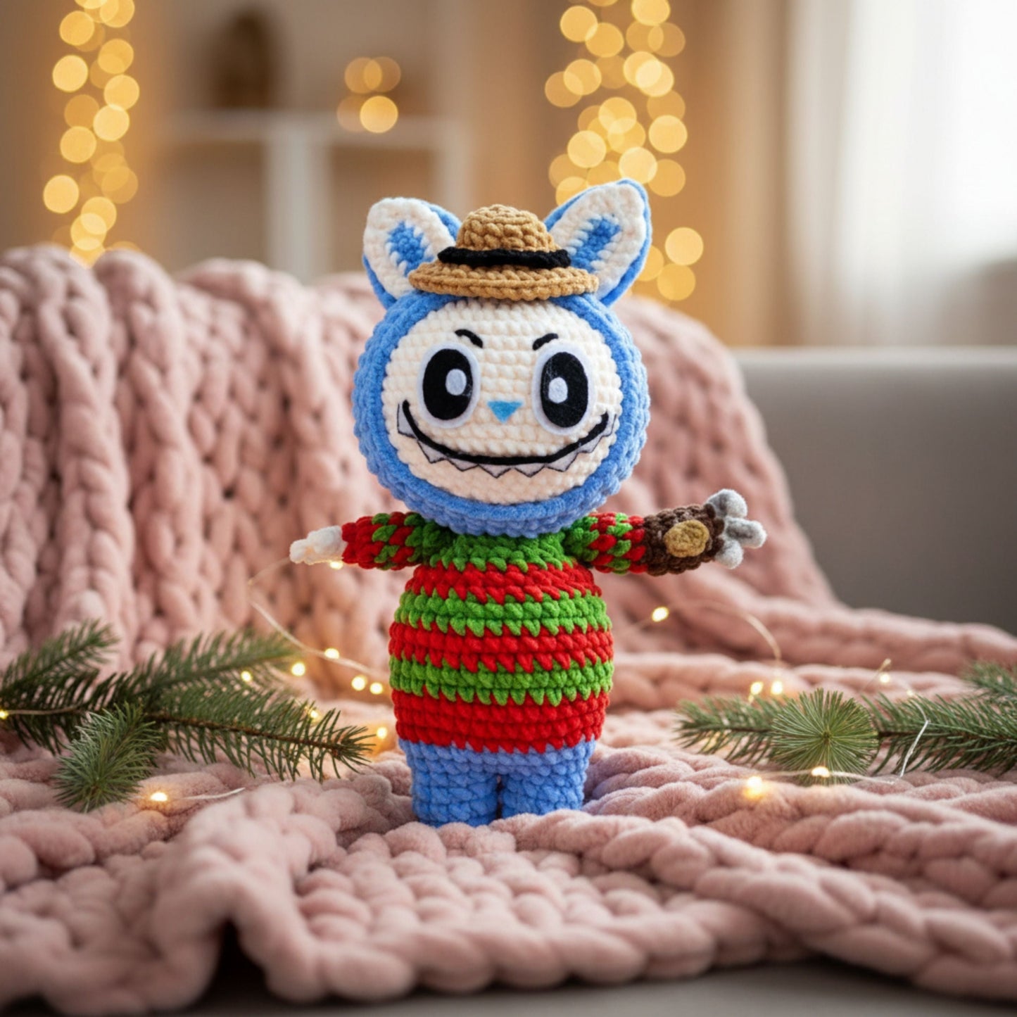 Blue Bunny Crochet Pattern