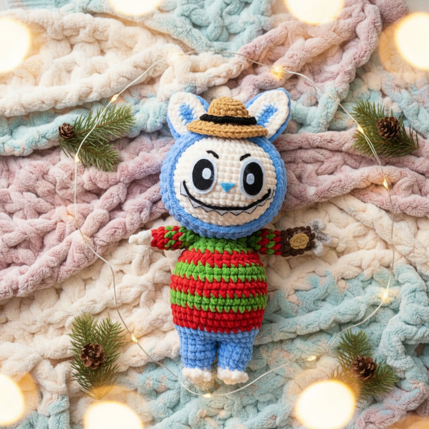 Blue Bunny Crochet Pattern