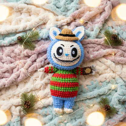 Blue Bunny Crochet Pattern