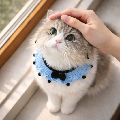 Cat Bow Collar Pattern
