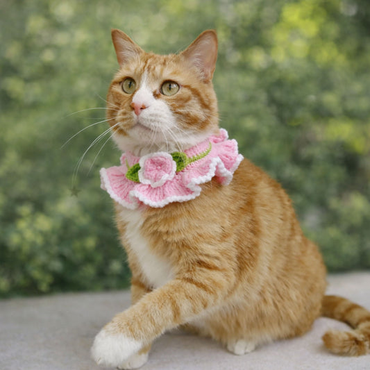Cat Flower Collar Pattern