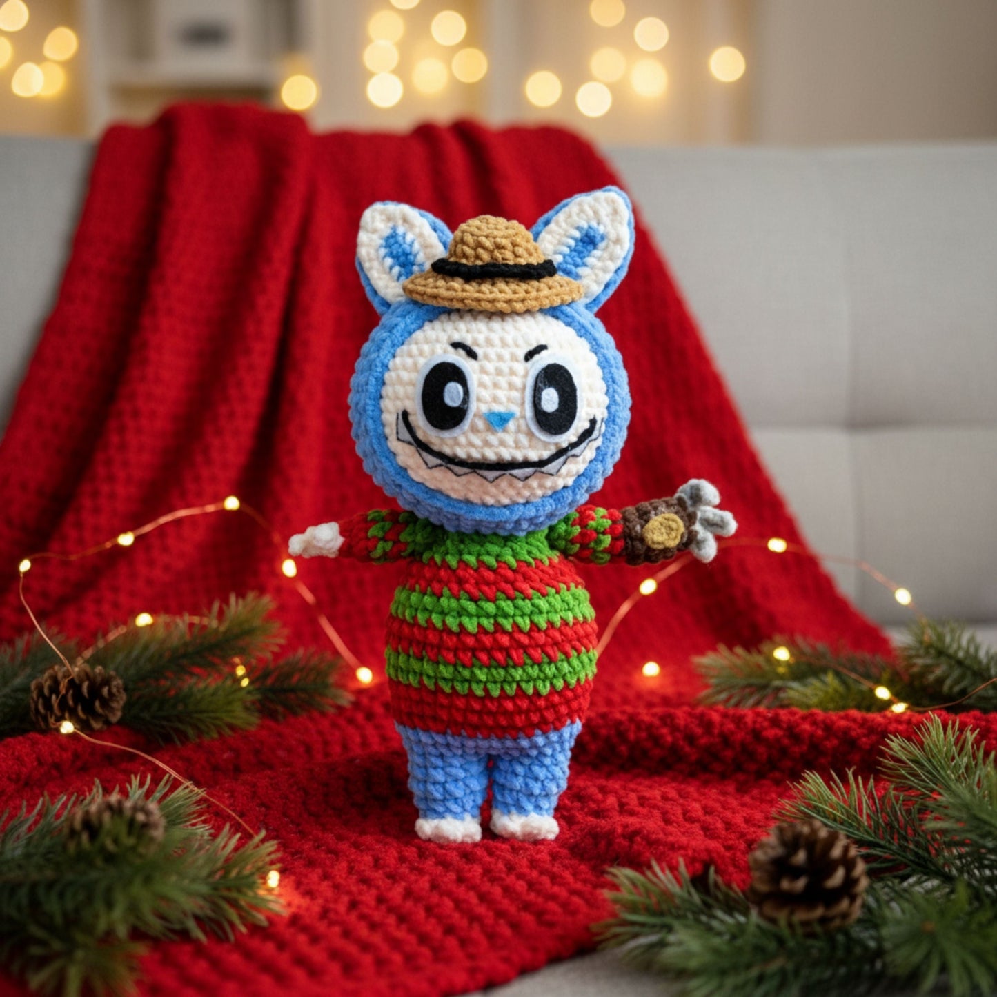 Blue Bunny Crochet Pattern