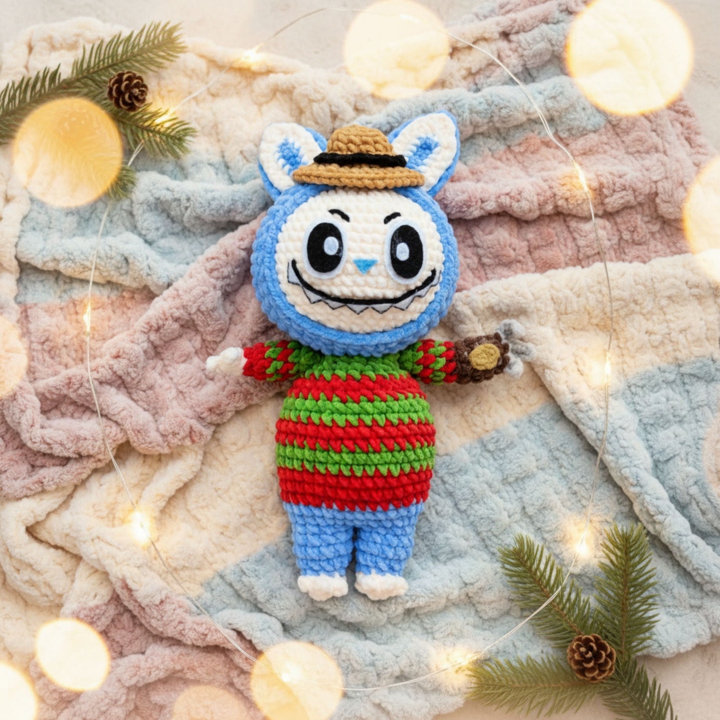 Blue Bunny Crochet Pattern