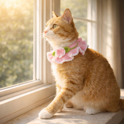 Cat Flower Collar Pattern