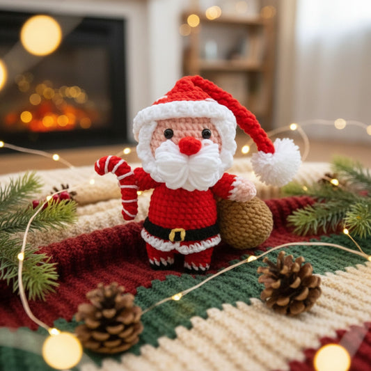 Santa Ornament Crochet Pattern