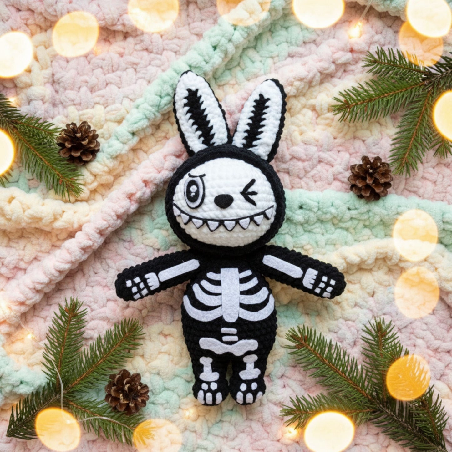Skeleton Bunny Crochet Pattern