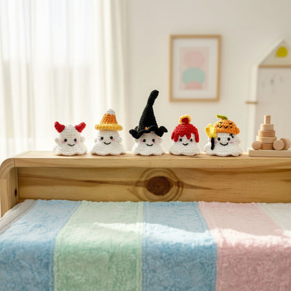 Halloween Ghost Crochet Pattern Set