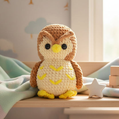 Cute Chubby Owl Crochet Pattern