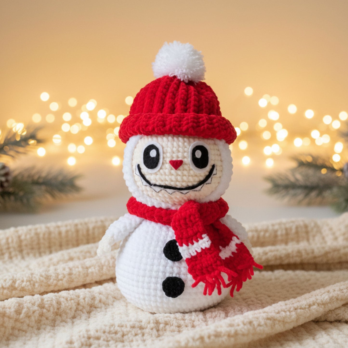 Christmas Snowman Crochet Pattern