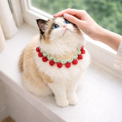 Flower Cat Collar Pattern