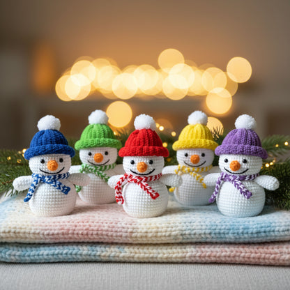 Christmas Snowman Crochet Pattern