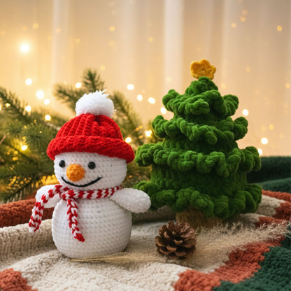 Christmas Snowman Crochet Pattern