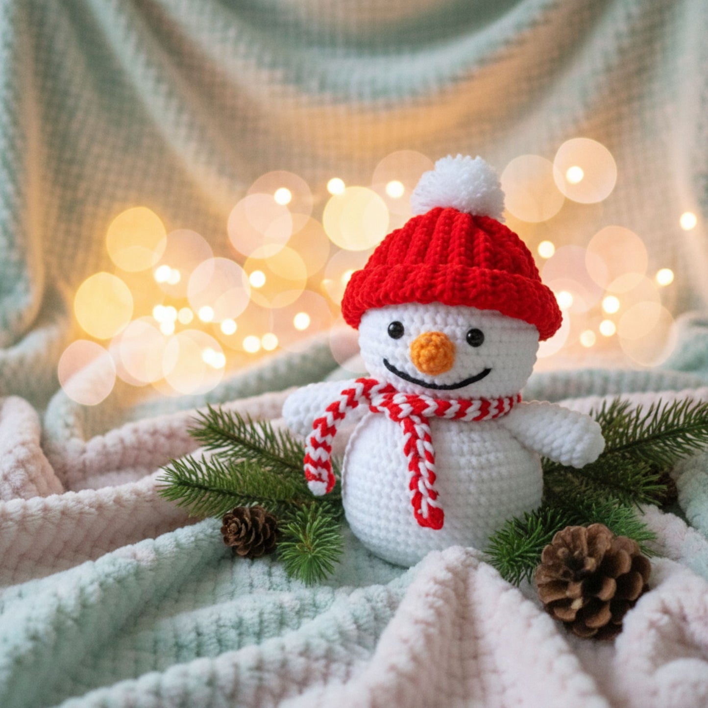 Christmas Snowman Crochet Pattern