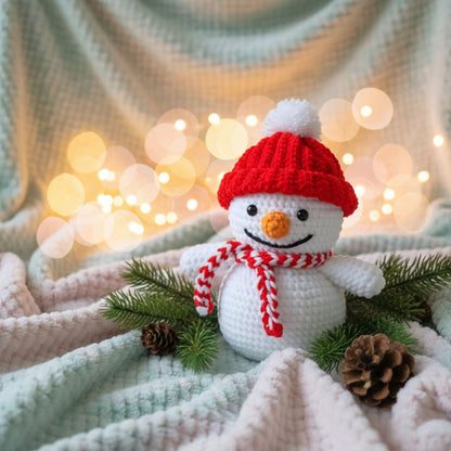 Christmas Snowman Crochet Pattern