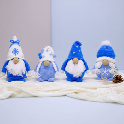 Winter Christmas Gnome Pattern