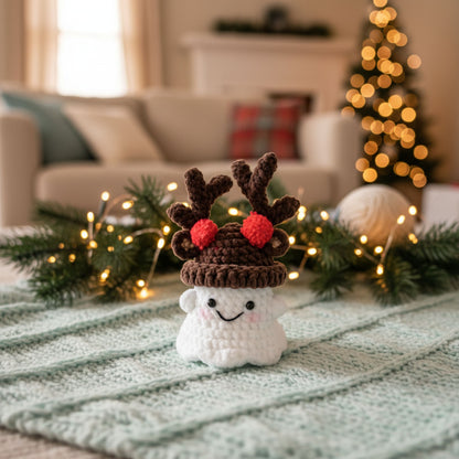 6 in 1 Christmas Ghost Pattern