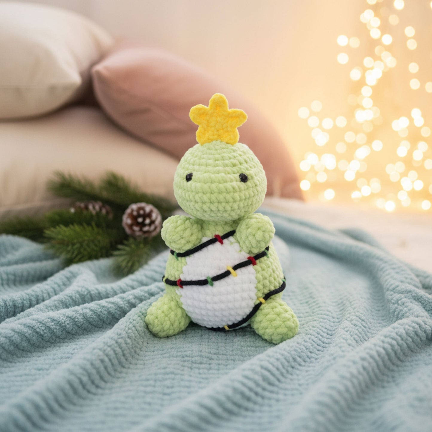 5 in 1 Christmas Dinosaur Pattern