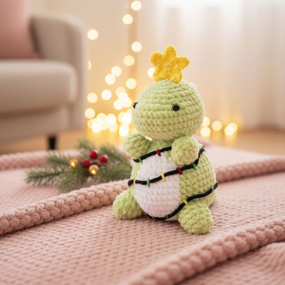 5 in 1 Christmas Dinosaur Pattern