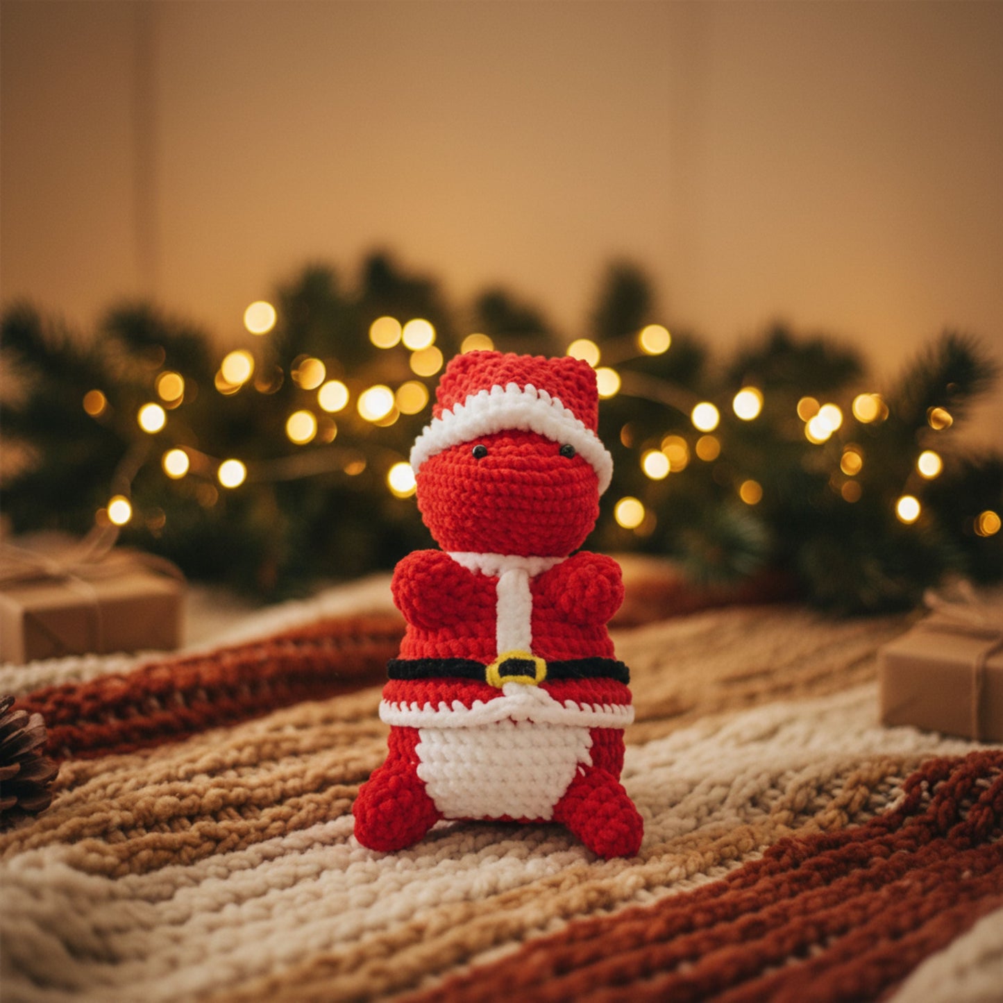 5 in 1 Christmas Dinosaur Pattern