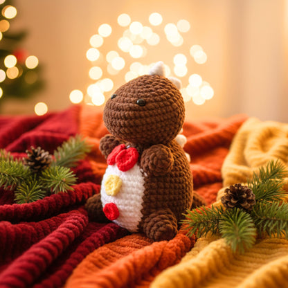 5 in 1 Christmas Dinosaur Pattern