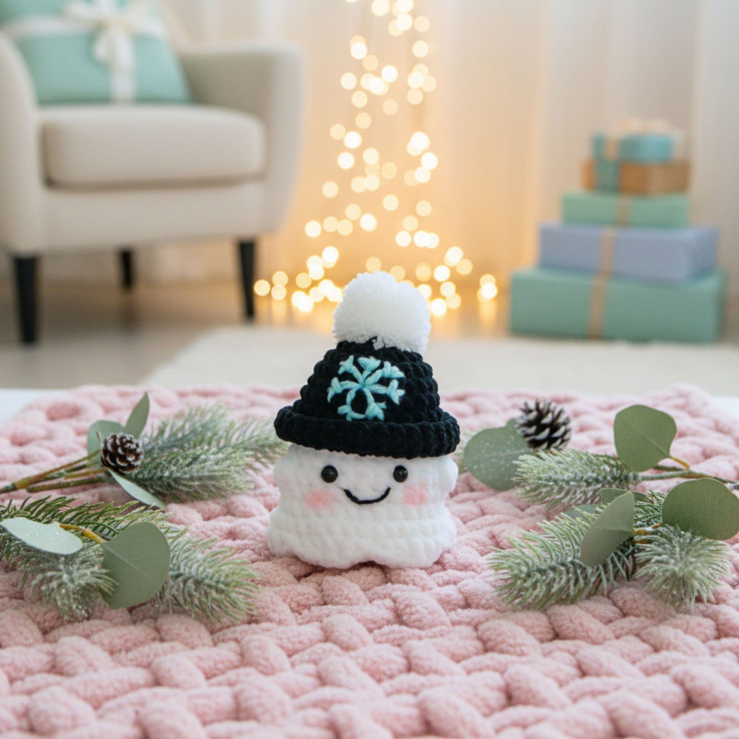 6 in 1 Christmas Ghost Pattern