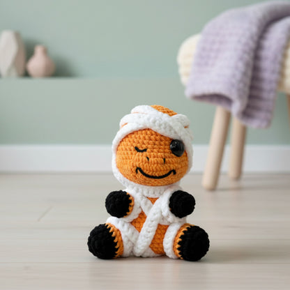 Mummy Pumpkin Dino Pattern