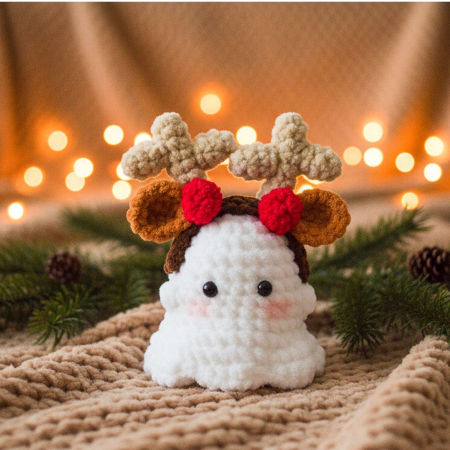 6 in 1 Christmas Ghost Pattern