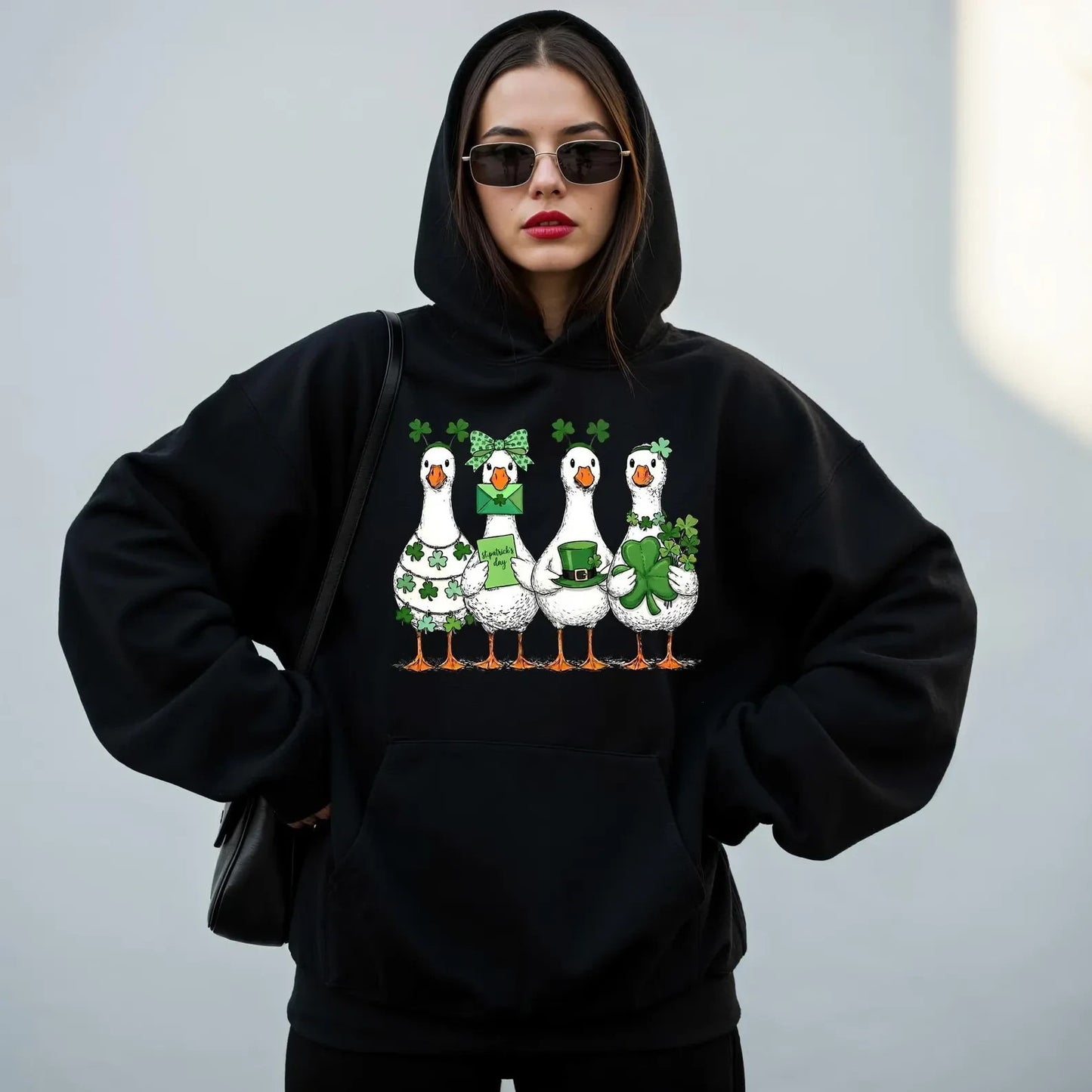 Patricks Day Goose Hoodie