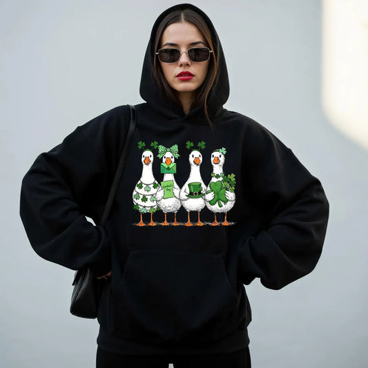 Patricks Day Goose Hoodie