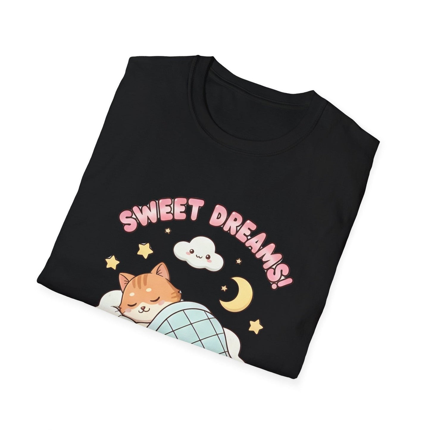 Sweet Dreams Sleeping Shiba Inu T-Shirt, Cute Chaos Humor Nighttime Design