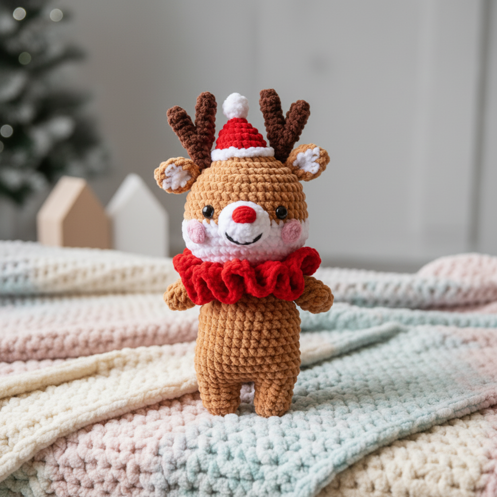 Festive Reindeer Crochet Pattern