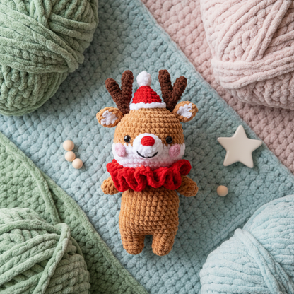 Festive Reindeer Crochet Pattern